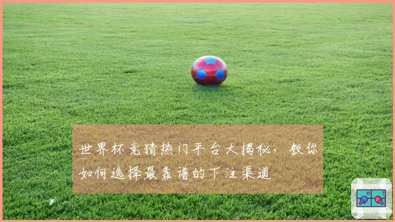 世界杯竞猜热门平台大揭秘，教你如何选择最靠谱的下注渠道
